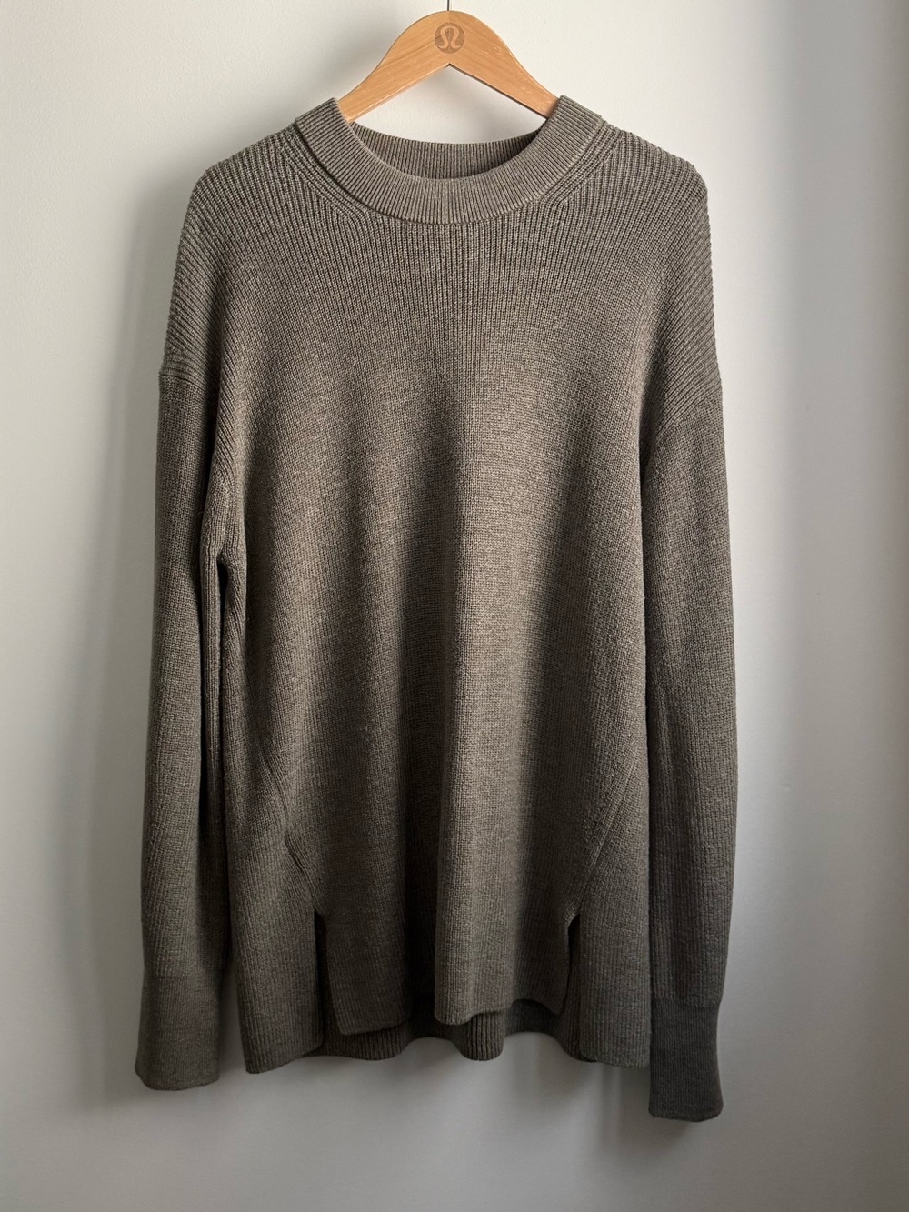 lululemon merino wool crewneck sweater